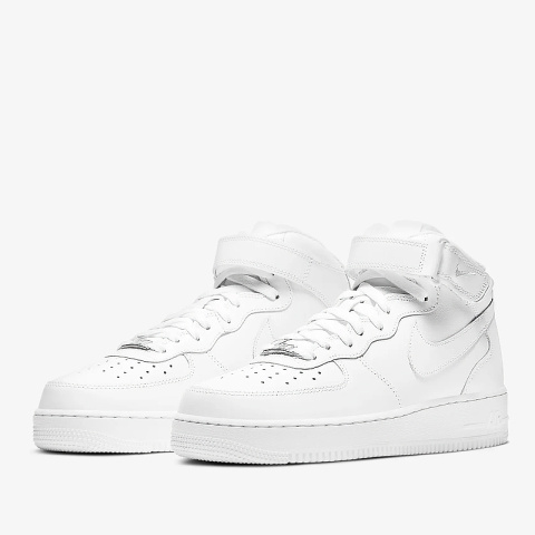 Buty NIKE Air Force 1 MID '07 - Białe CW2289-111