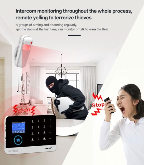 System Alarmowy Tuya Smart Wi-Fi GSM