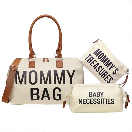 Torba dla mamy Mommy Bag kremowa