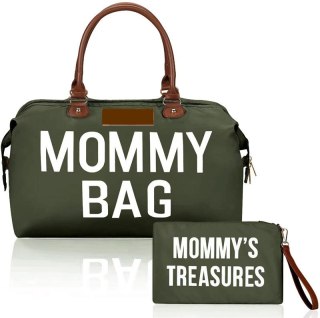 Torba dla mamy Mommy Bag oliwkowa zieleń