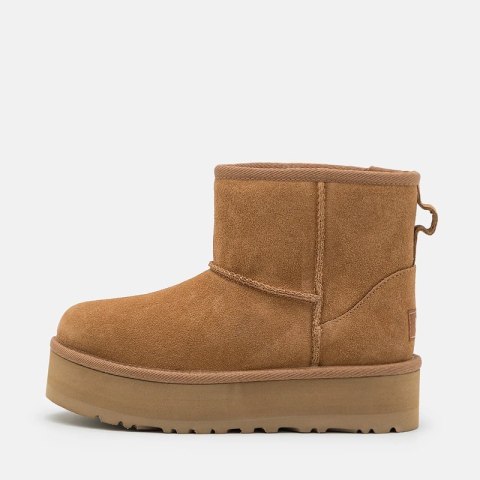 Buty damskie UGG Classic Mini Platform - Chestnuts Brązowe 1134991-CHE