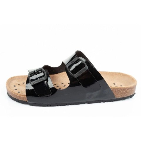 Klapki robocze Abeba Sandals Black W 8088