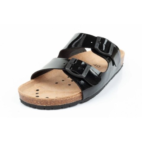 Klapki robocze Abeba Sandals Black W 8088