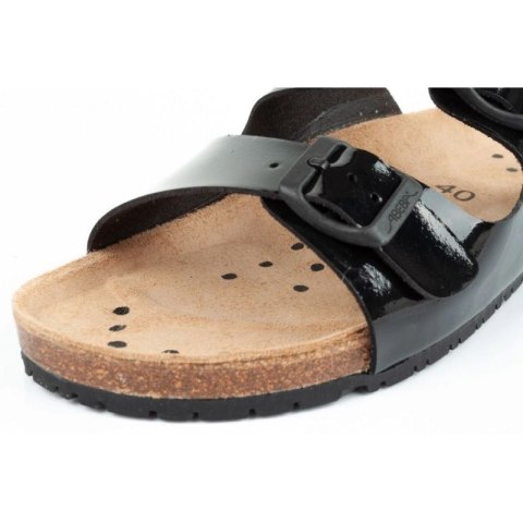 Klapki robocze Abeba Sandals Black W 8088