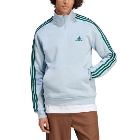 Bluza adidas Essentials Fleece 3-Stripes 1/4-Zip M IJ8909