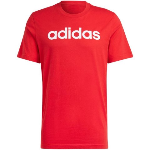 Koszulka adidas Essentials Single Jersey Linear Embroidered Logo M IC9278