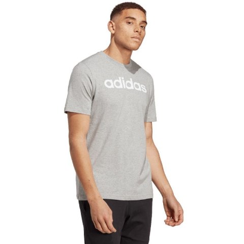 Koszulka adidas Essentials Single Jersey Linear Embroidered Logo Tee M IC9277