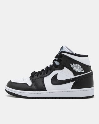 Buty NIKE Air Jordan 1 Mid, Czarne białe