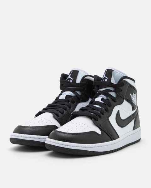 Buty NIKE Air Jordan 1 Mid, Czarne białe