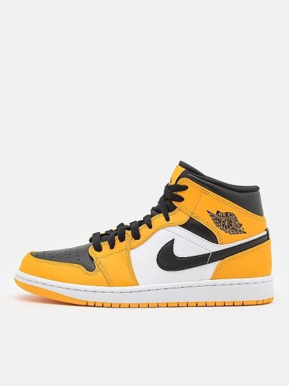 NIKE Air Jordan 1 Mid - 554724-701, Żółty