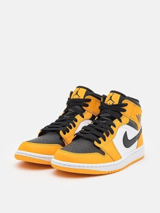 Buty NIKE Air Jordan 1 Mid - Taxi - Żółty