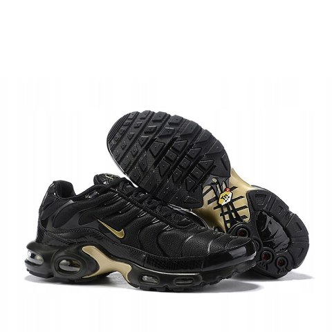 Buty NIKE Air Max Plus TN - Czarny, złoty - Black Metalic Gold