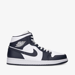 Buty NIKE Air Jordan 1 Mid, Czarne białe (Rozmiar 39)