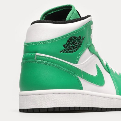 Buty NIKE Jordan 1 MID - Zielono-Białe - Lucky Green