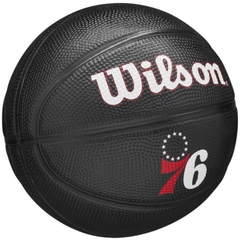 Piłka do koszykówki Wilson Team Tribute Philadelphia 76ers Mini Ball WZ4017611XB